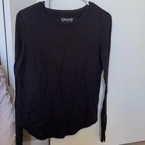 small mudd long sleeve black tee